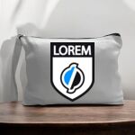 Canvas Pouch with Handle and Zipper Thumbnail