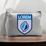 Canvas Pouch with Handle and Zipper Thumbnail