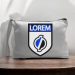 Canvas Pouch with Handle and Zipper Thumbnail