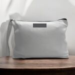 Canvas Pouch with Handle and Zipper Thumbnail