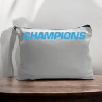 Canvas Pouch with Handle and Zipper Thumbnail
