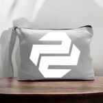 Canvas Pouch with Handle and Zipper Thumbnail