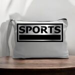 Canvas Pouch with Handle and Zipper Thumbnail