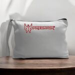 Canvas Pouch with Handle and Zipper Thumbnail