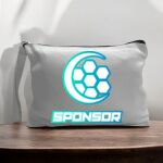 Canvas Pouch with Handle and Zipper Thumbnail