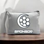 Canvas Pouch with Handle and Zipper Thumbnail