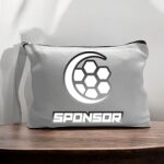 Canvas Pouch with Handle and Zipper Thumbnail