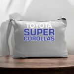 Canvas Pouch with Handle and Zipper Thumbnail