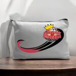 Canvas Pouch with Handle and Zipper Thumbnail