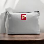 Canvas Pouch with Handle and Zipper Thumbnail