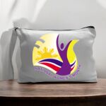Canvas Pouch with Handle and Zipper Thumbnail