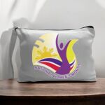 Canvas Pouch with Handle and Zipper Thumbnail
