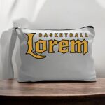 Canvas Pouch with Handle and Zipper Thumbnail