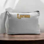 Canvas Pouch with Handle and Zipper Thumbnail