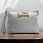 Canvas Pouch with Handle and Zipper Thumbnail