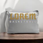 Canvas Pouch with Handle and Zipper Thumbnail