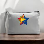 Canvas Pouch with Handle and Zipper Thumbnail