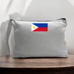Canvas Pouch with Handle and Zipper Thumbnail