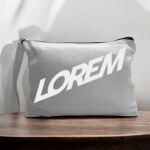 Canvas Pouch with Handle and Zipper Thumbnail