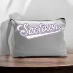 Canvas Pouch with Handle and Zipper Thumbnail