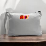 Canvas Pouch with Handle and Zipper Thumbnail