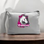 Canvas Pouch with Handle and Zipper Thumbnail