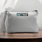 Canvas Pouch with Handle and Zipper Thumbnail