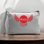 Canvas Pouch with Handle and Zipper Thumbnail