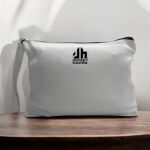 Canvas Pouch with Handle and Zipper Thumbnail