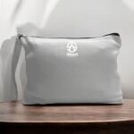 Canvas Pouch with Handle and Zipper Thumbnail