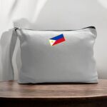 Canvas Pouch with Handle and Zipper Thumbnail