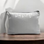 Canvas Pouch with Handle and Zipper Thumbnail