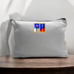 Canvas Pouch with Handle and Zipper Thumbnail
