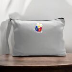 Canvas Pouch with Handle and Zipper Thumbnail
