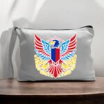 Canvas Pouch with Handle and Zipper Thumbnail
