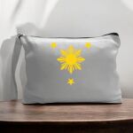 Canvas Pouch with Handle and Zipper Thumbnail
