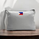 Canvas Pouch with Handle and Zipper Thumbnail