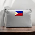 Canvas Pouch with Handle and Zipper Thumbnail