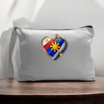 Canvas Pouch with Handle and Zipper Thumbnail