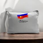Canvas Pouch with Handle and Zipper Thumbnail