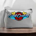 Canvas Pouch with Handle and Zipper Thumbnail