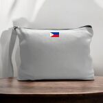 Canvas Pouch with Handle and Zipper Thumbnail
