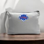 Canvas Pouch with Handle and Zipper Thumbnail