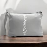 Canvas Pouch with Handle and Zipper Thumbnail
