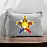 Canvas Pouch with Handle and Zipper Thumbnail