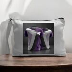Canvas Pouch with Handle and Zipper Thumbnail