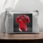 Canvas Pouch with Handle and Zipper Thumbnail
