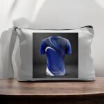 Canvas Pouch with Handle and Zipper Thumbnail
