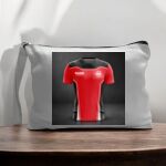 Canvas Pouch with Handle and Zipper Thumbnail