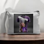 Canvas Pouch with Handle and Zipper Thumbnail